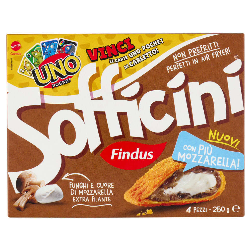 SOFFICINI FUNGHI E MOZZARELLA FINDUS G 250 - 1