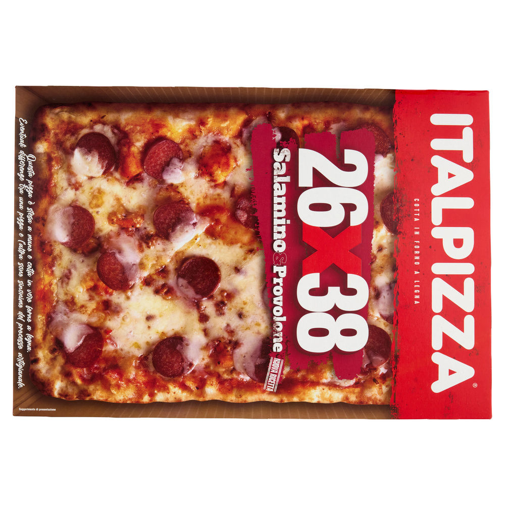 PIZZA SALAMINO & PROVOLONE ITALPIZZA 26X38 G 535 - 1