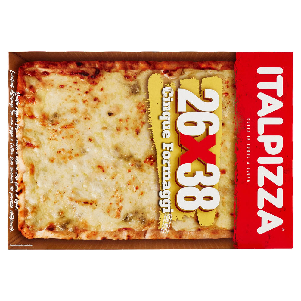 PIZZA 5 FORMAGGI ITALPIZZA 26X38 G 530 - 1