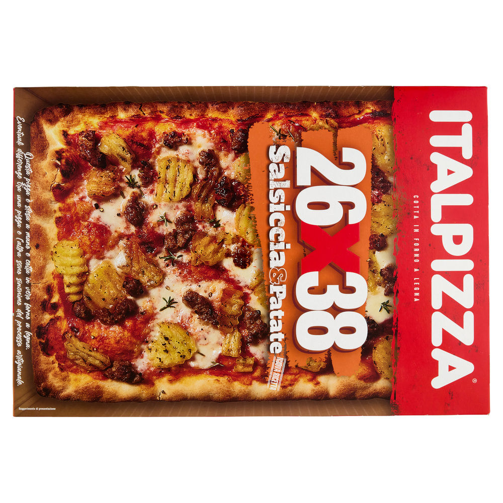 PIZZA SALSICCIA & PATATE ITALPIZZA 26X38 G 570 - 1