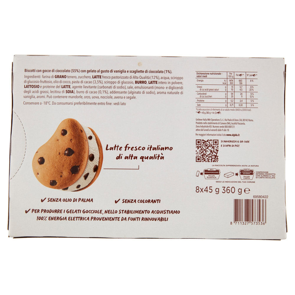 GOCCIOLE SANDWICH UNILEVER BARILLA G 360 - 1