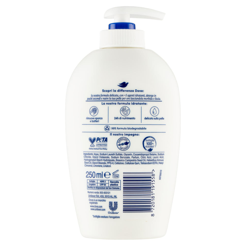 SAPONE LIQUIDO PER LE MANI DOVE IDRATANTE ORIGINAL ML 250 - 1