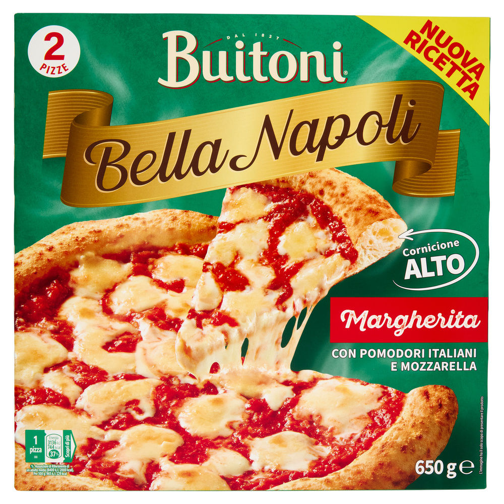 PIZZA MARGHERITA CLASSICA BELLA NAPOLI BUITONI PZ 2 G 650 - 0