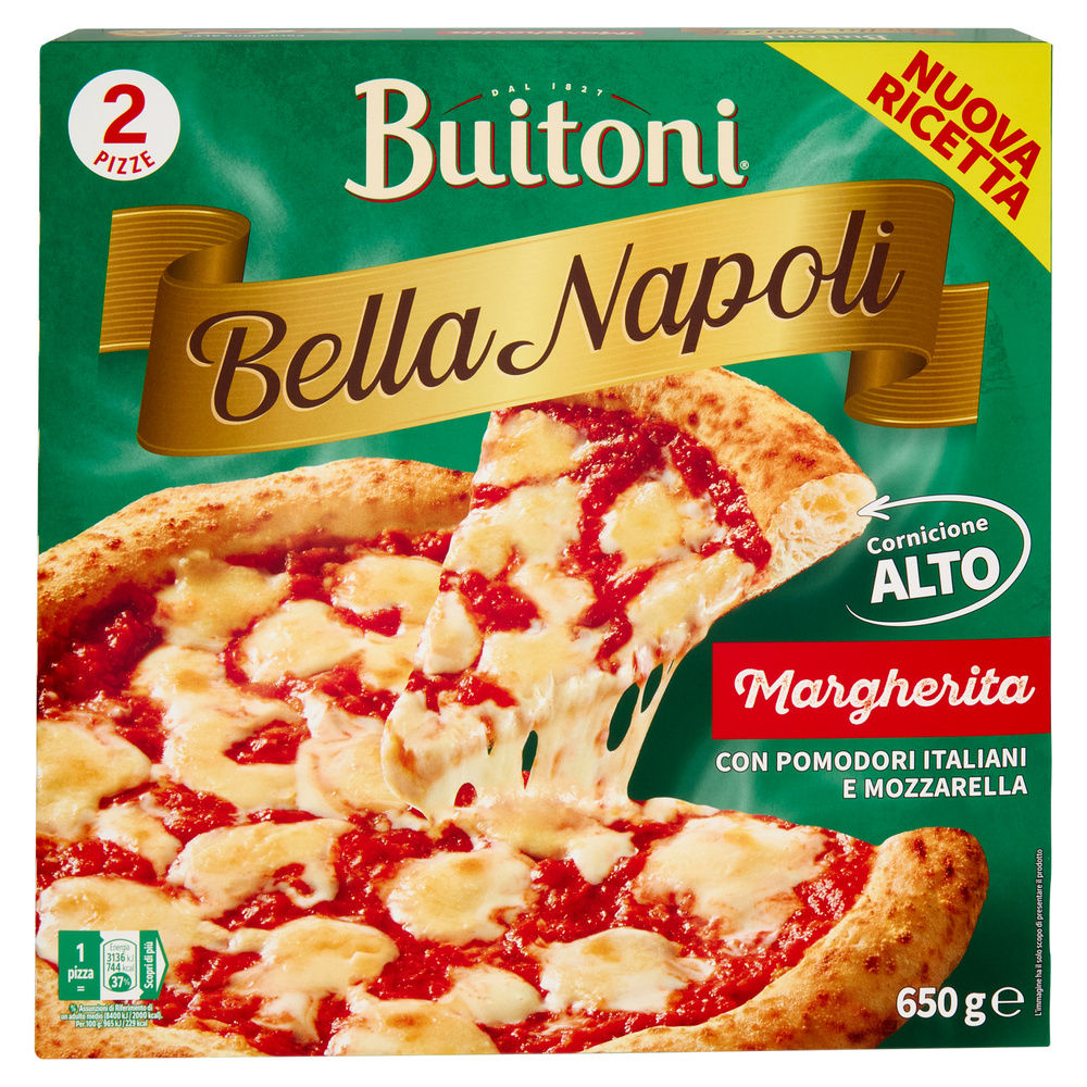 PIZZA MARGHERITA CLASSICA BELLA NAPOLI BUITONI PZ 2 G 650 - 9