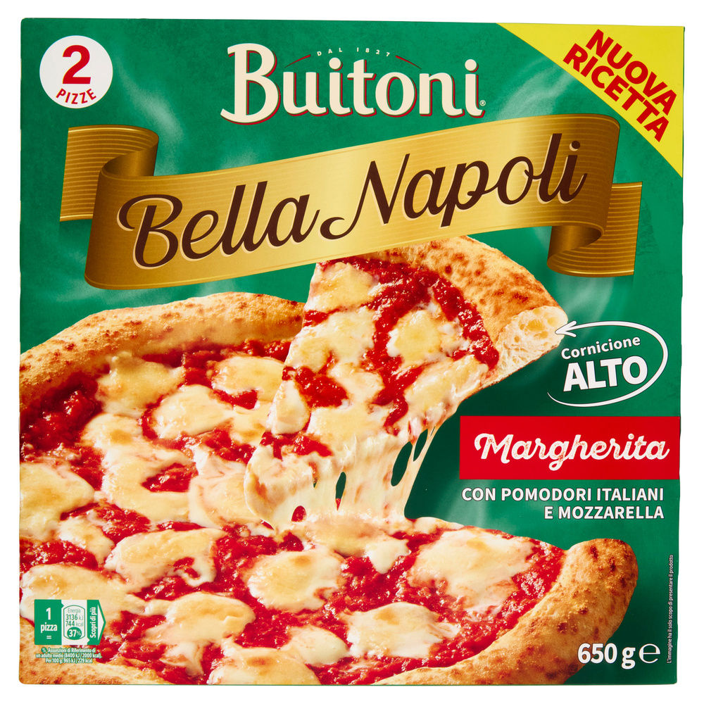 PIZZA MARGHERITA CLASSICA BELLA NAPOLI BUITONI PZ 2 G 650 - 8