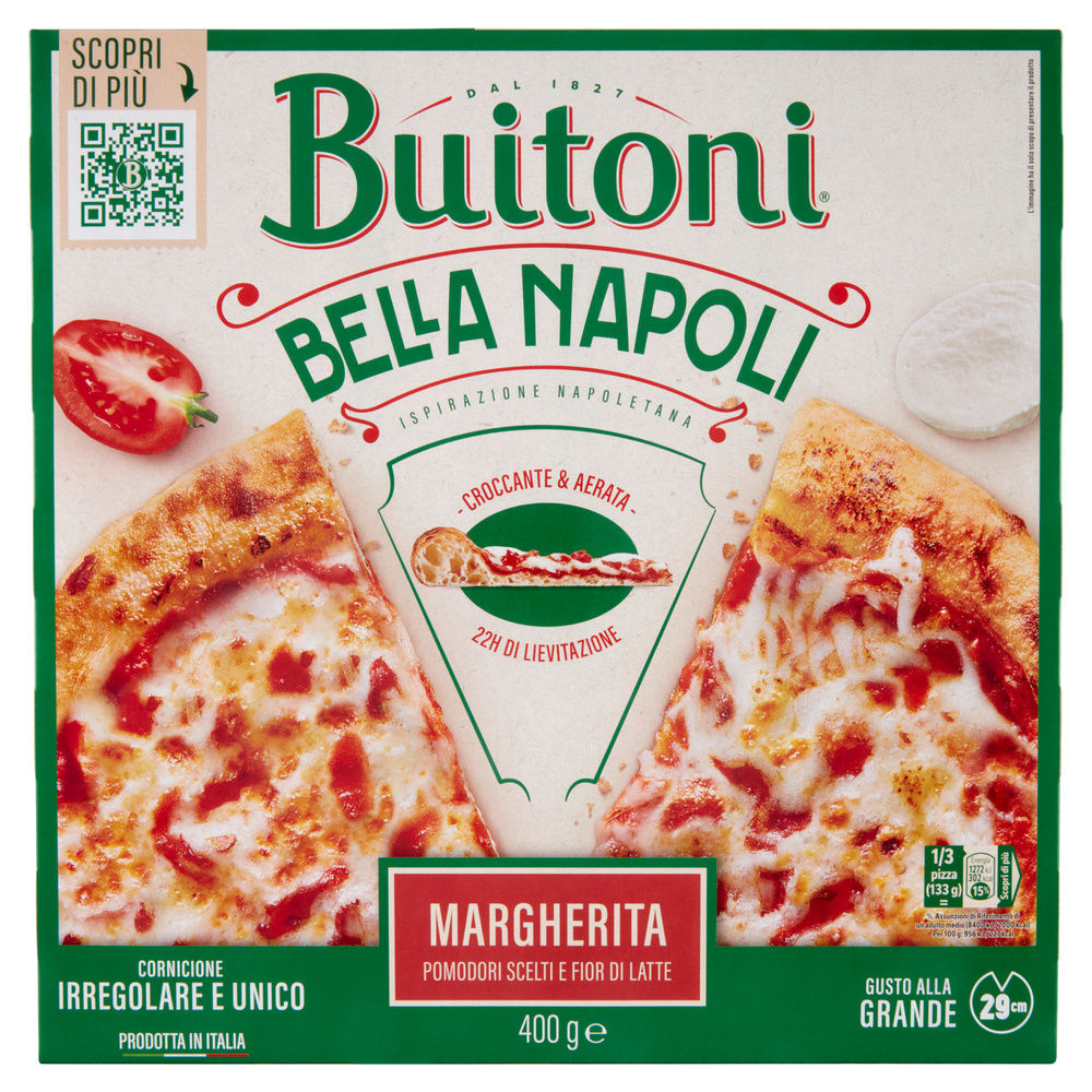 PIZZA MARGHERITA BELLA NAPOLI BUITONI G 400 - 0