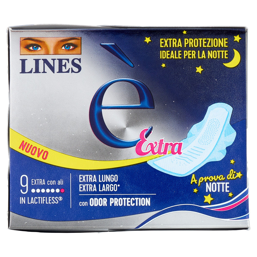 ASSORBENTI LINES E' EXTRA PACCO SINGOLO PZ.9 - 1