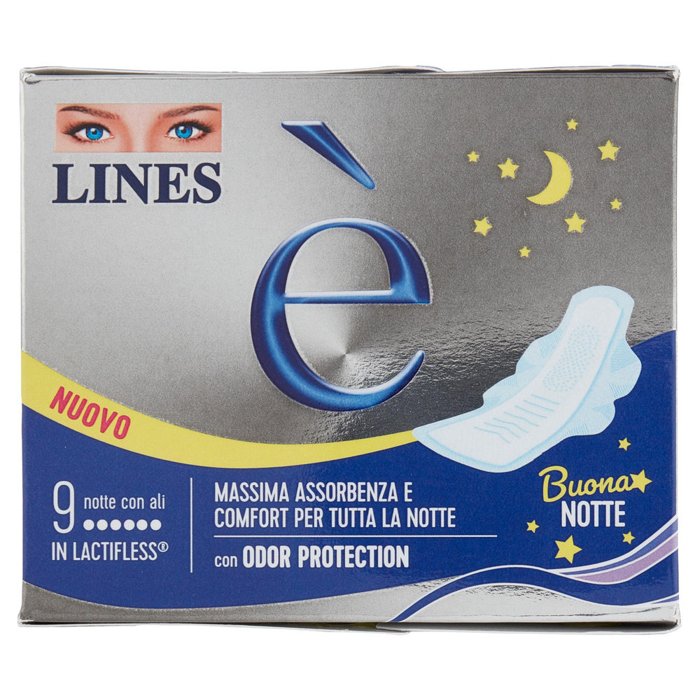 ASSORBENTI LINES E' NOTTE PACCO SINGOLO PZ.9 - 1