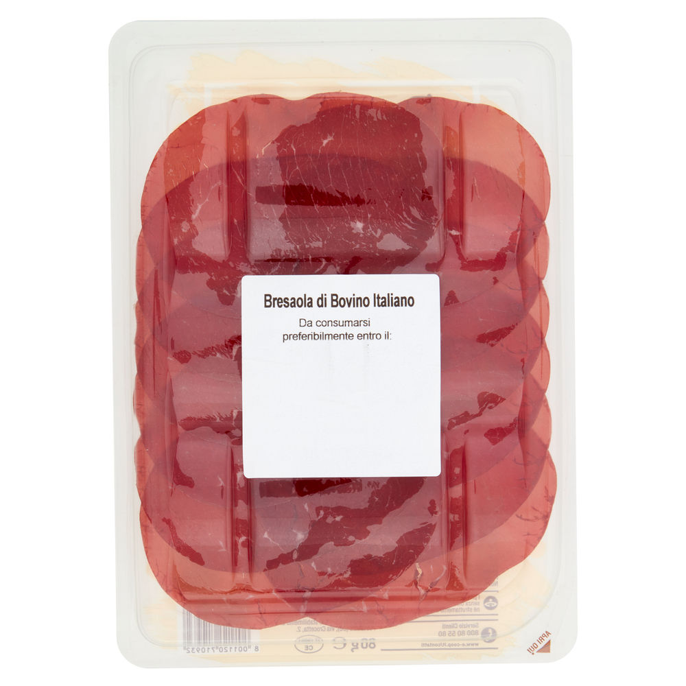 BRESAOLA DA BOVINO NAZIONALE COOP G 80 - 1