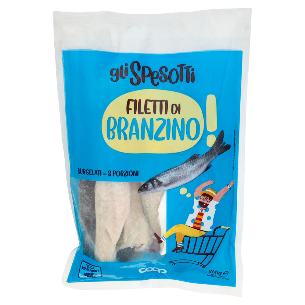 FILETTI DI BRANZINO GLI SPESOTTI COOP BUSTA G 360 - 7