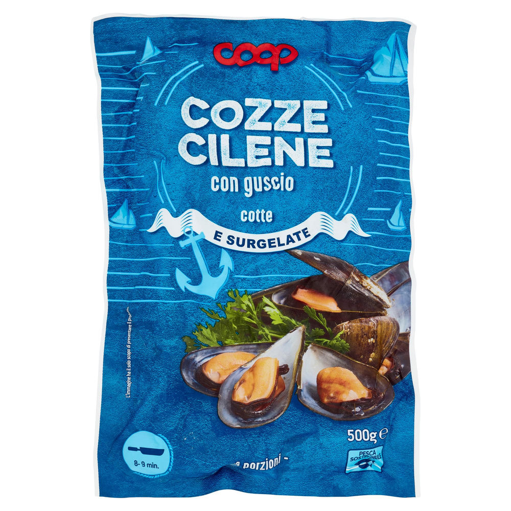 COZZE CON GUSCIO COOP BUSTA G 500 - 2