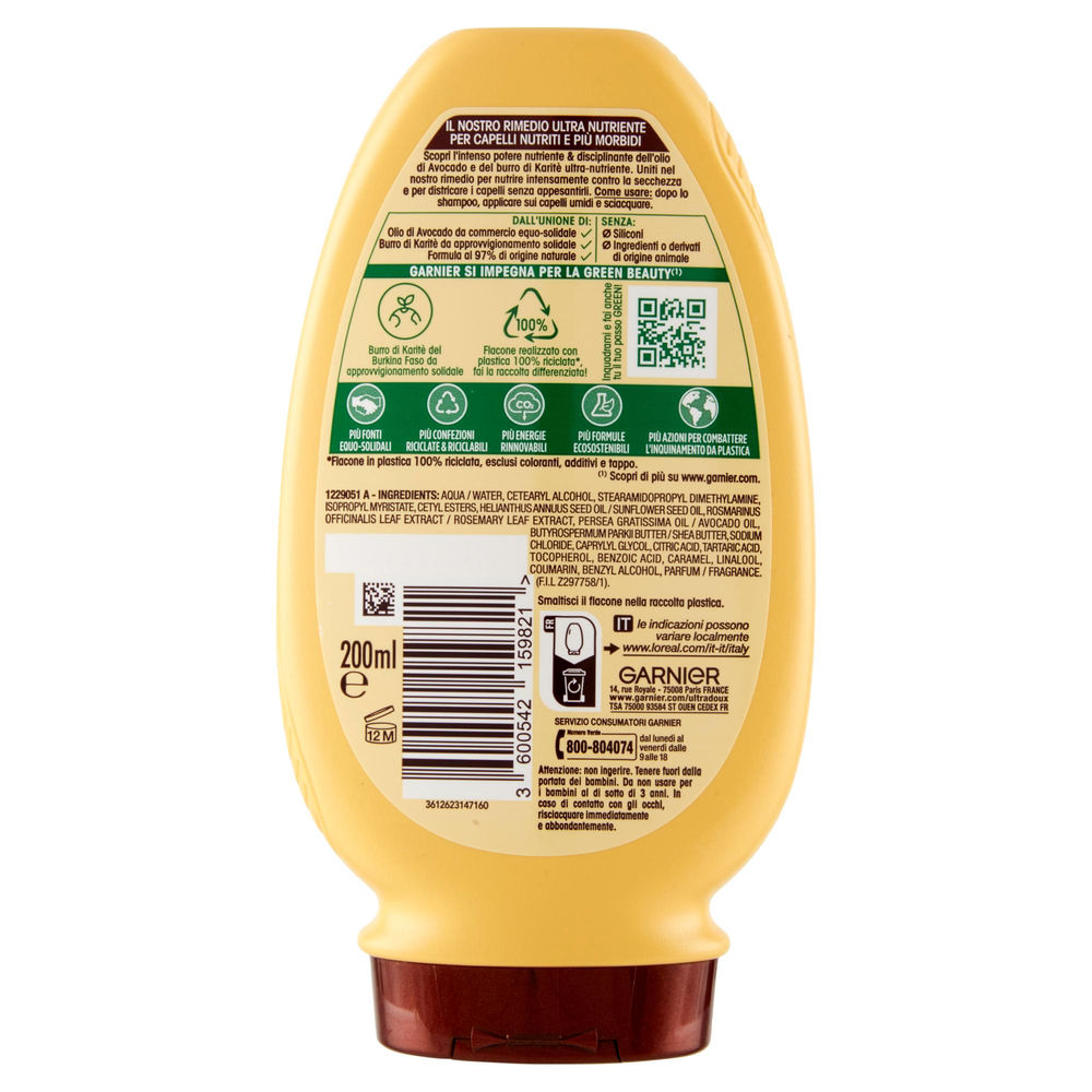 BALSAMO ULTRA DOLCE AVOCADO KARITE ML 200 - 1