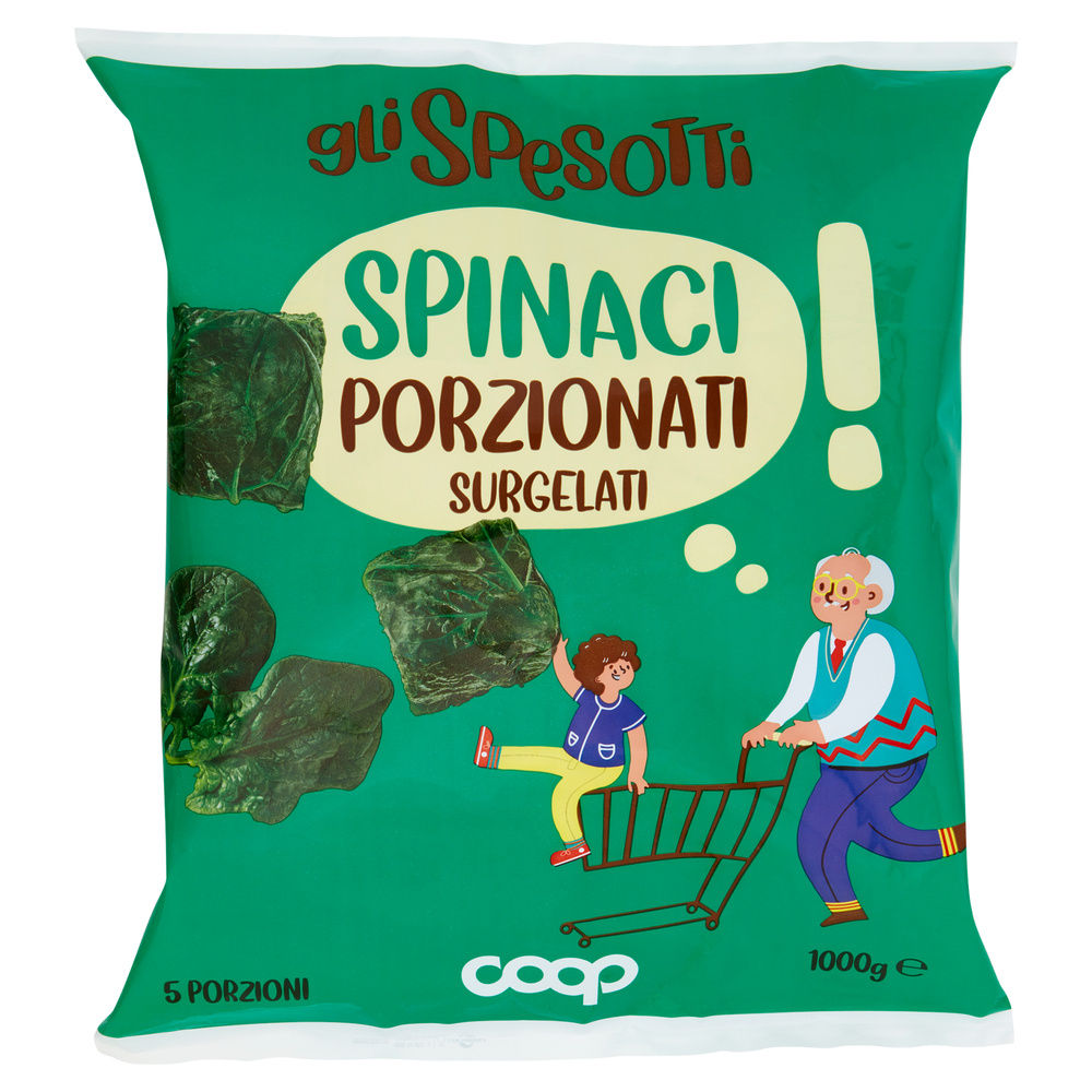 Spinaci gli spesotti coop busta kg 1