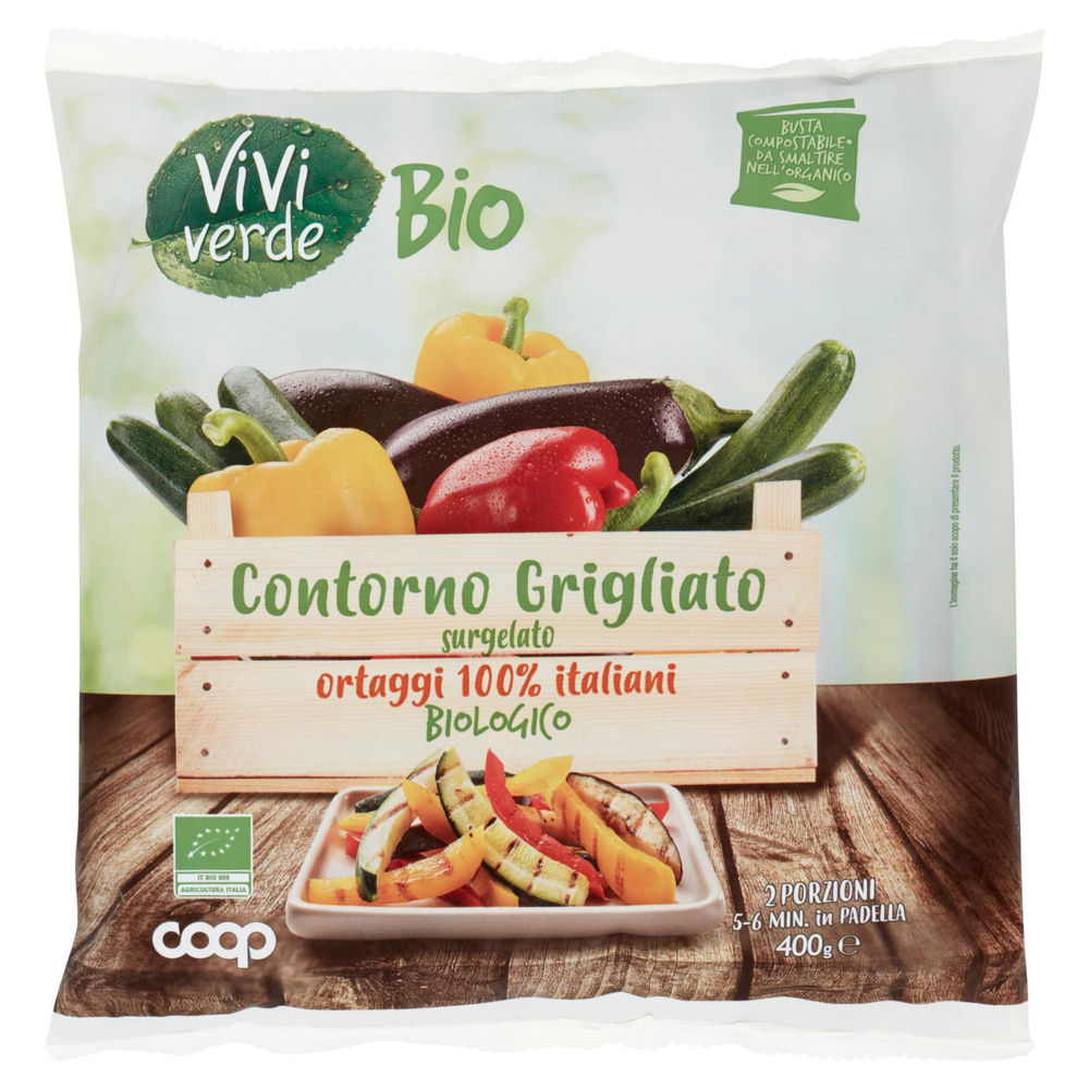 CONTORNO GRIGLIATO TAGLIO STICK BIO VIVIVERDE COOP BUSTA G 400 - 0