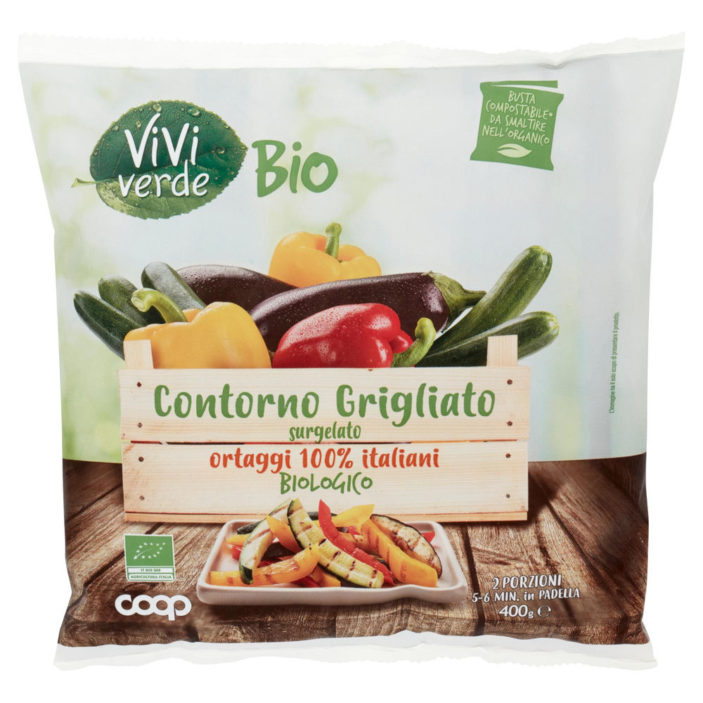 CONTORNO GRIGLIATO TAGLIO STICK BIO VIVIVERDE COOP BUSTA G 400 - 7