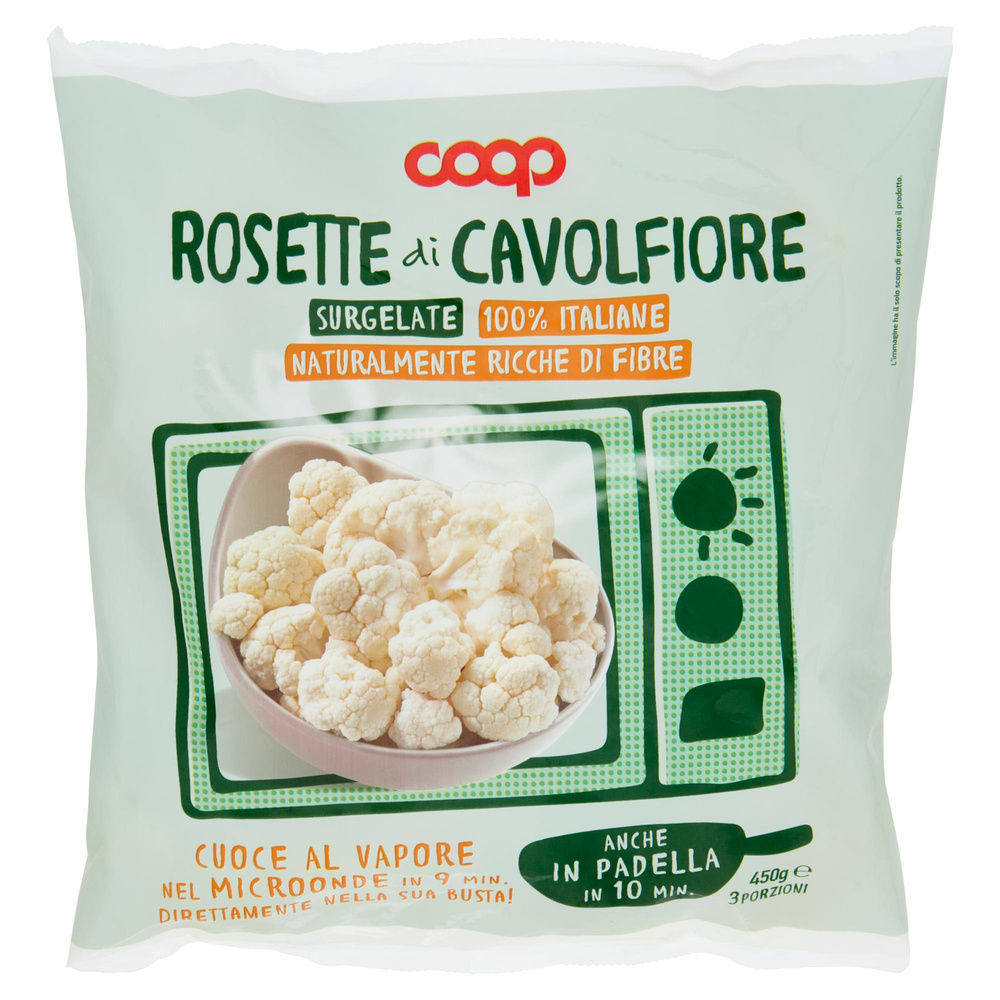ROSETTE DI CAVOLFIORE MICROONDABILI COOP BUSTA G 450 - 2