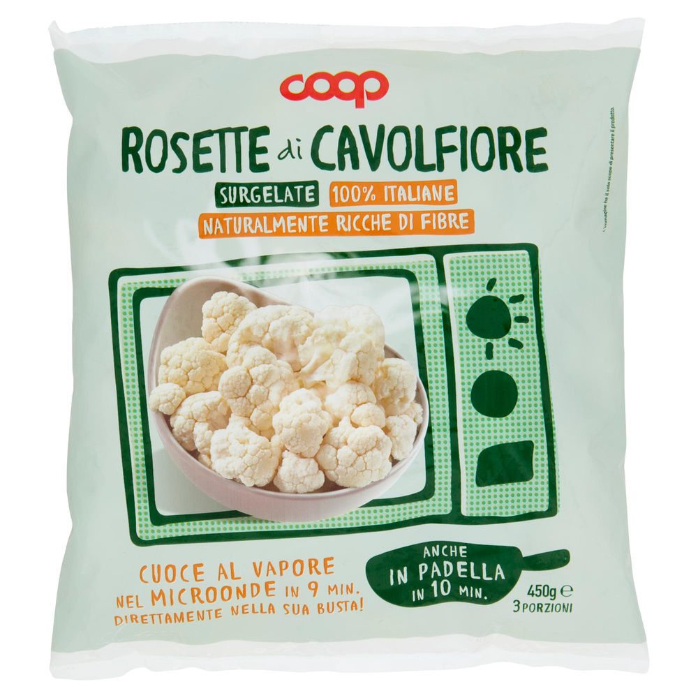 ROSETTE DI CAVOLFIORE MICROONDABILI COOP BUSTA G 450 - 3