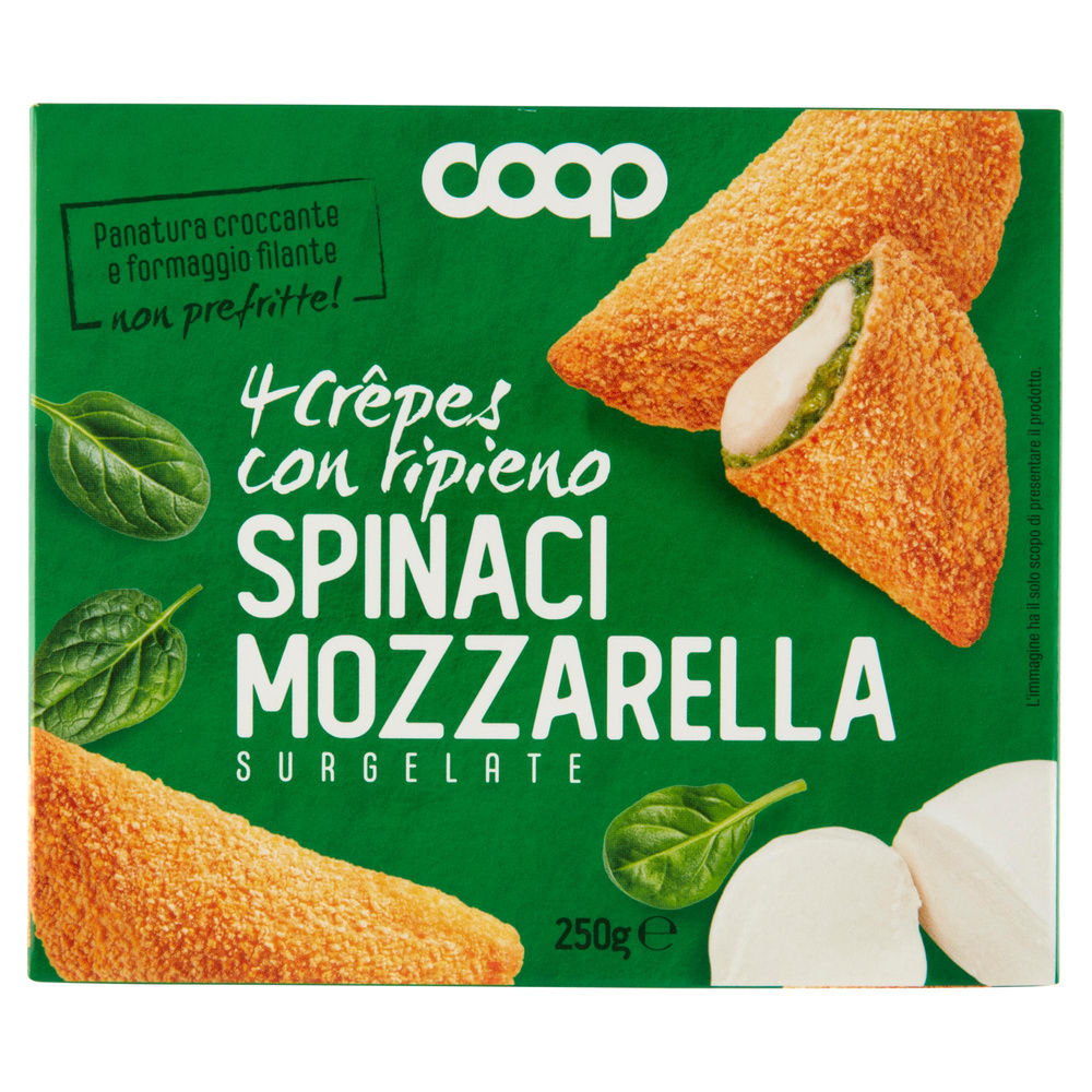 CREPES MOZZARELLA E SPINACI COOP 4PZ SURG. G 250 - 5