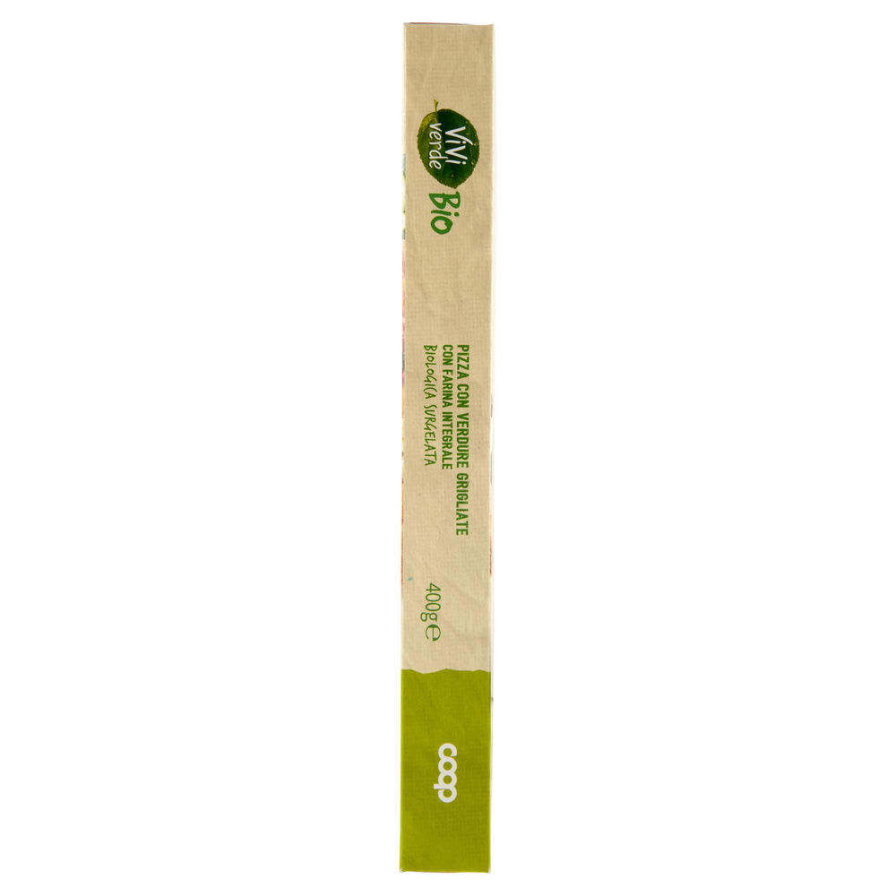 PIZZA BIO IMPASTO DI FARINA INTEGRALE E VERDURE GRIGLIATE VV COOP SURG. G 400 - 2