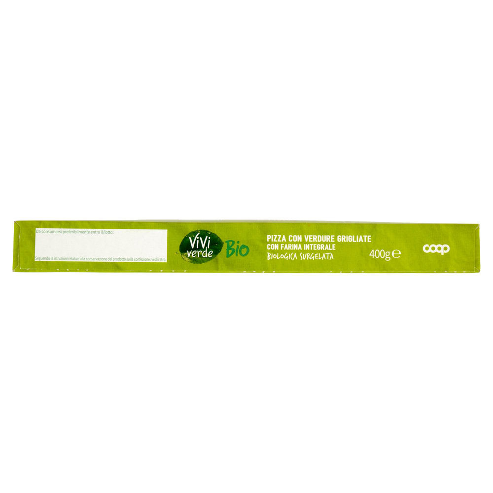 PIZZA BIO IMPASTO DI FARINA INTEGRALE E VERDURE GRIGLIATE VV COOP SURG. G 400 - 4