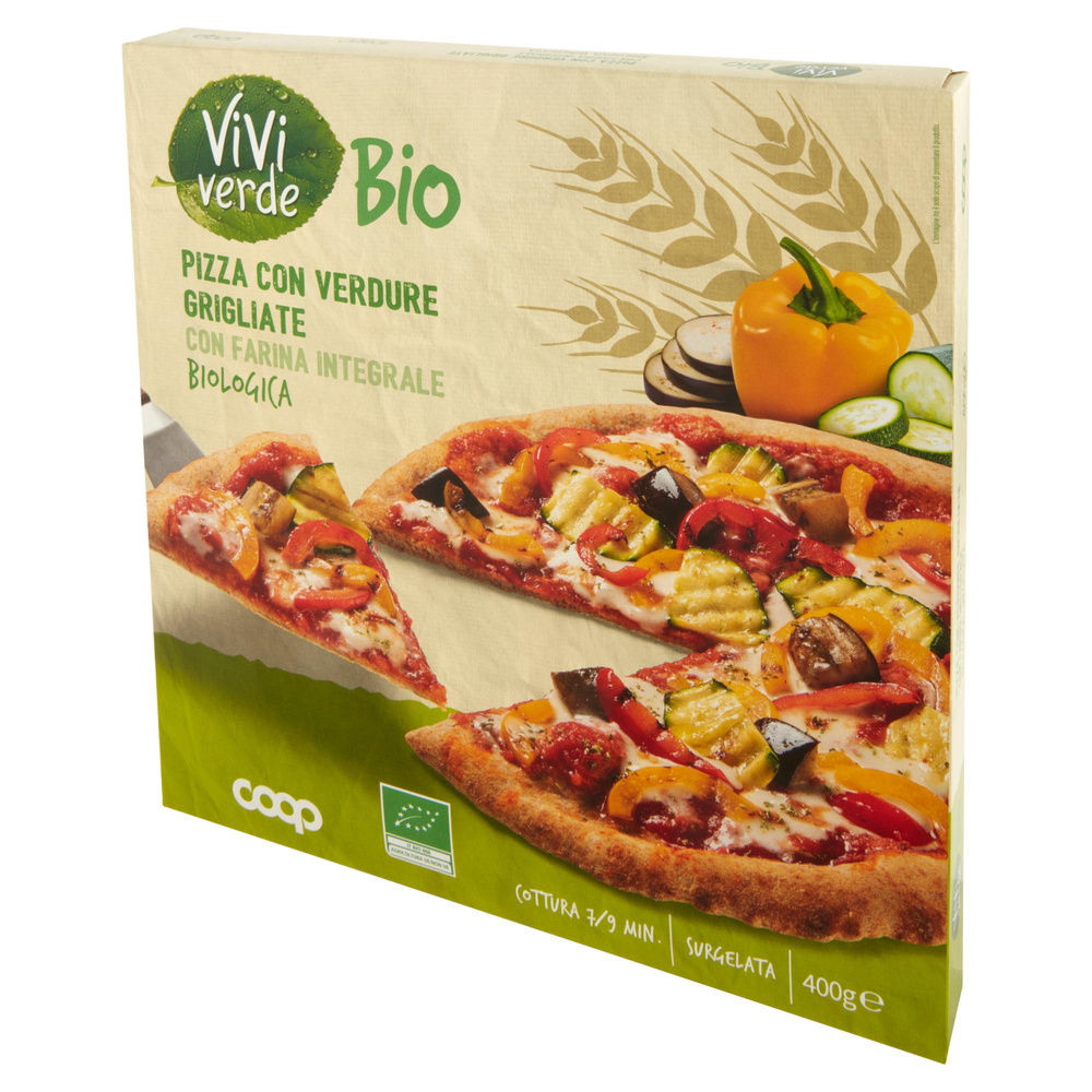PIZZA BIO IMPASTO DI FARINA INTEGRALE E VERDURE GRIGLIATE VV COOP SURG. G 400 - 5