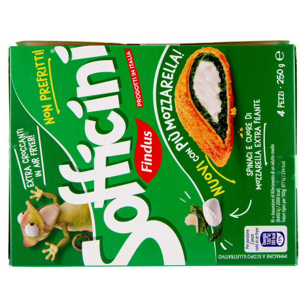 SOFFICINI SPINACI E MOZZARELLA FINDUS G 250 - 3
