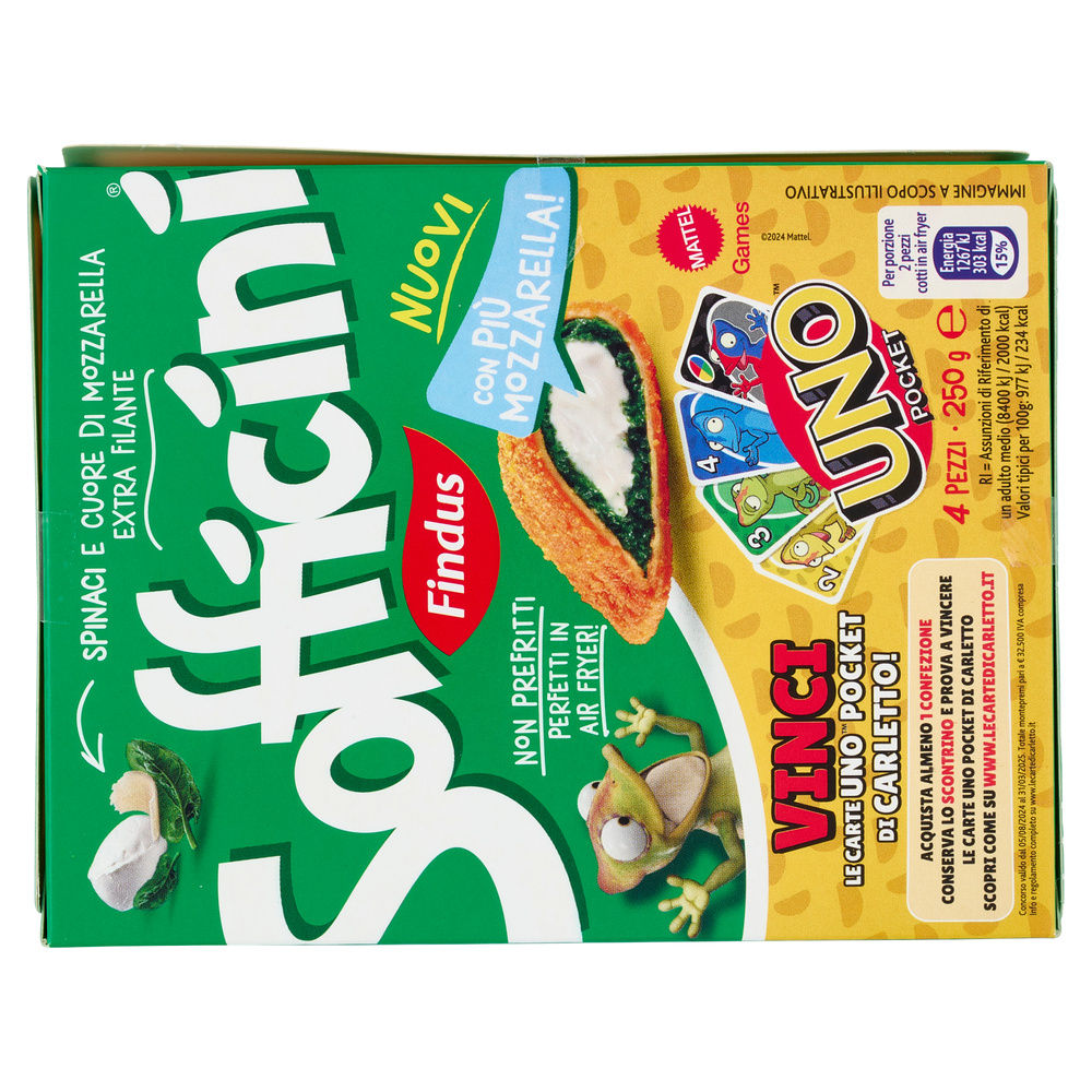 SOFFICINI SPINACI E MOZZARELLA FINDUS G 250 - 2