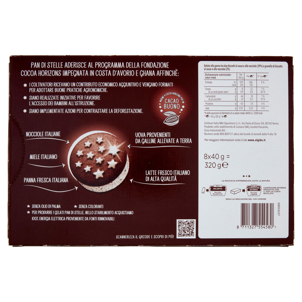 SANDWICH PAN DI STELLE G 320 - 1