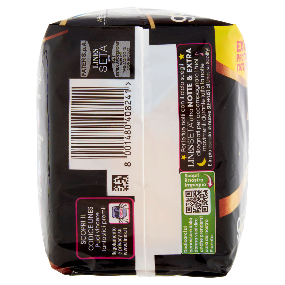 ASSORBENTI LINES SETA ULTRA EXTRA PACCO SINGOLO PZ.9+1GRATIS - 3