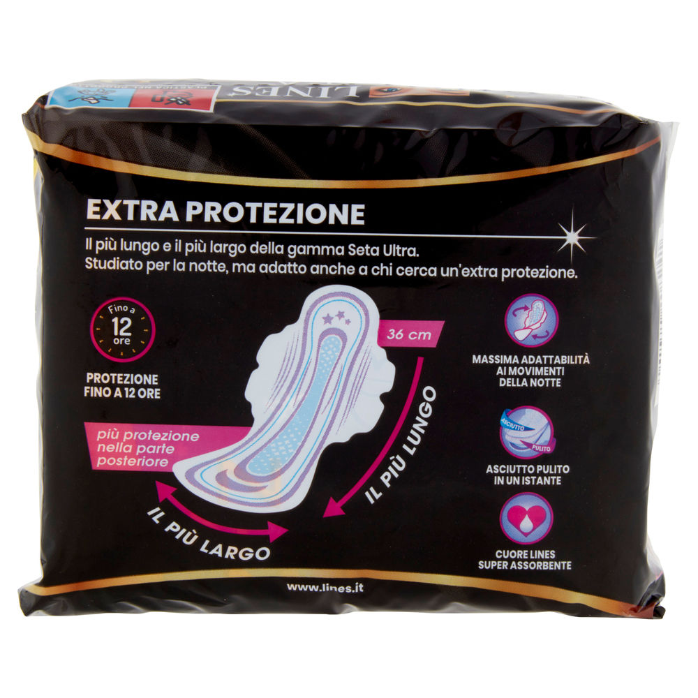 ASSORBENTI LINES SETA ULTRA EXTRA PACCO SINGOLO PZ.9+1GRATIS - 1