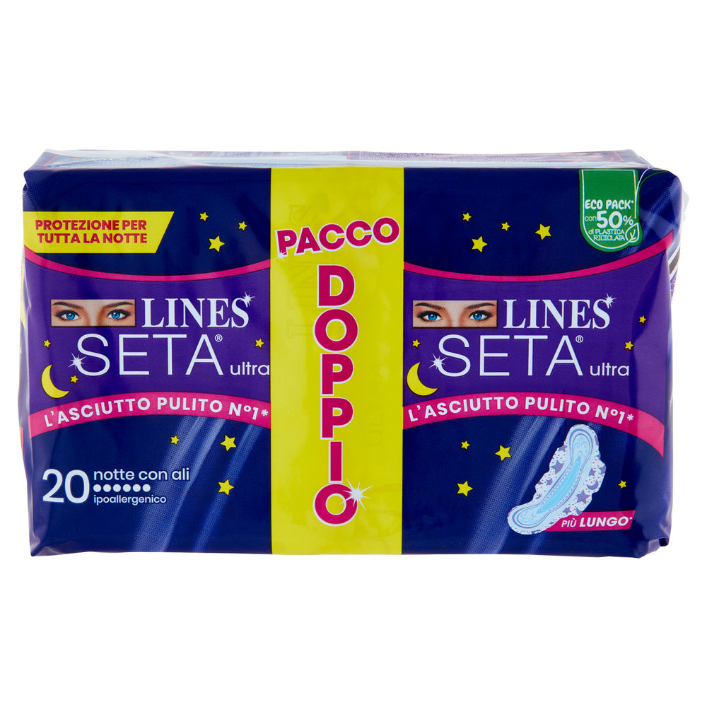 ASSORBENTI LINES SETA ULTRA NOTTE PACCO DOPPIO PZ.20 - 7