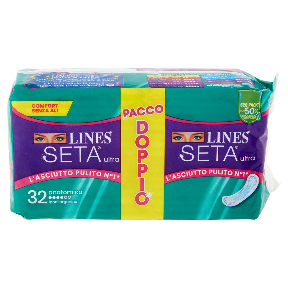 ASSORBENTI LINES SETA ULTRA ANATOMICO PACCO DOPPIO PZ.32 - 4