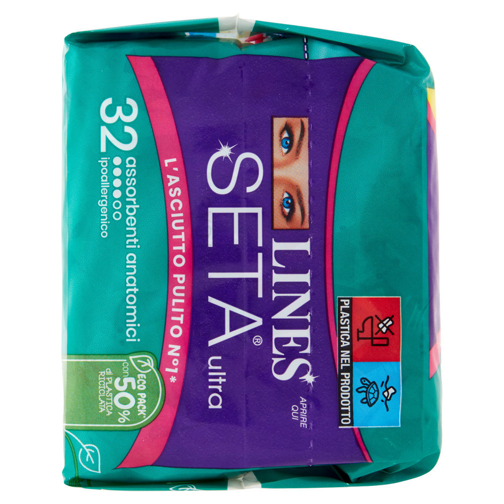 ASSORBENTI LINES SETA ULTRA ANATOMICO PACCO DOPPIO PZ.32 - 2