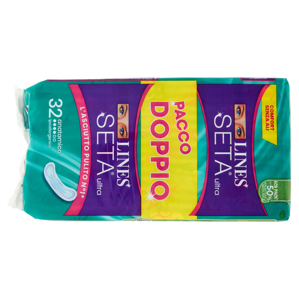 ASSORBENTI LINES SETA ULTRA ANATOMICO PACCO DOPPIO PZ.32 - 1