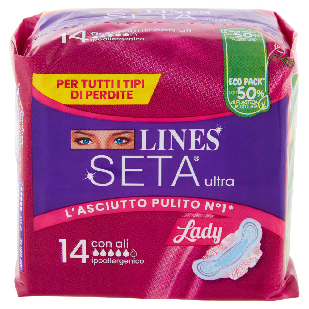ASSORBENTI LINES SETA ULTRA LADY ALI PACCO SINGOLO PZ.14 - 4