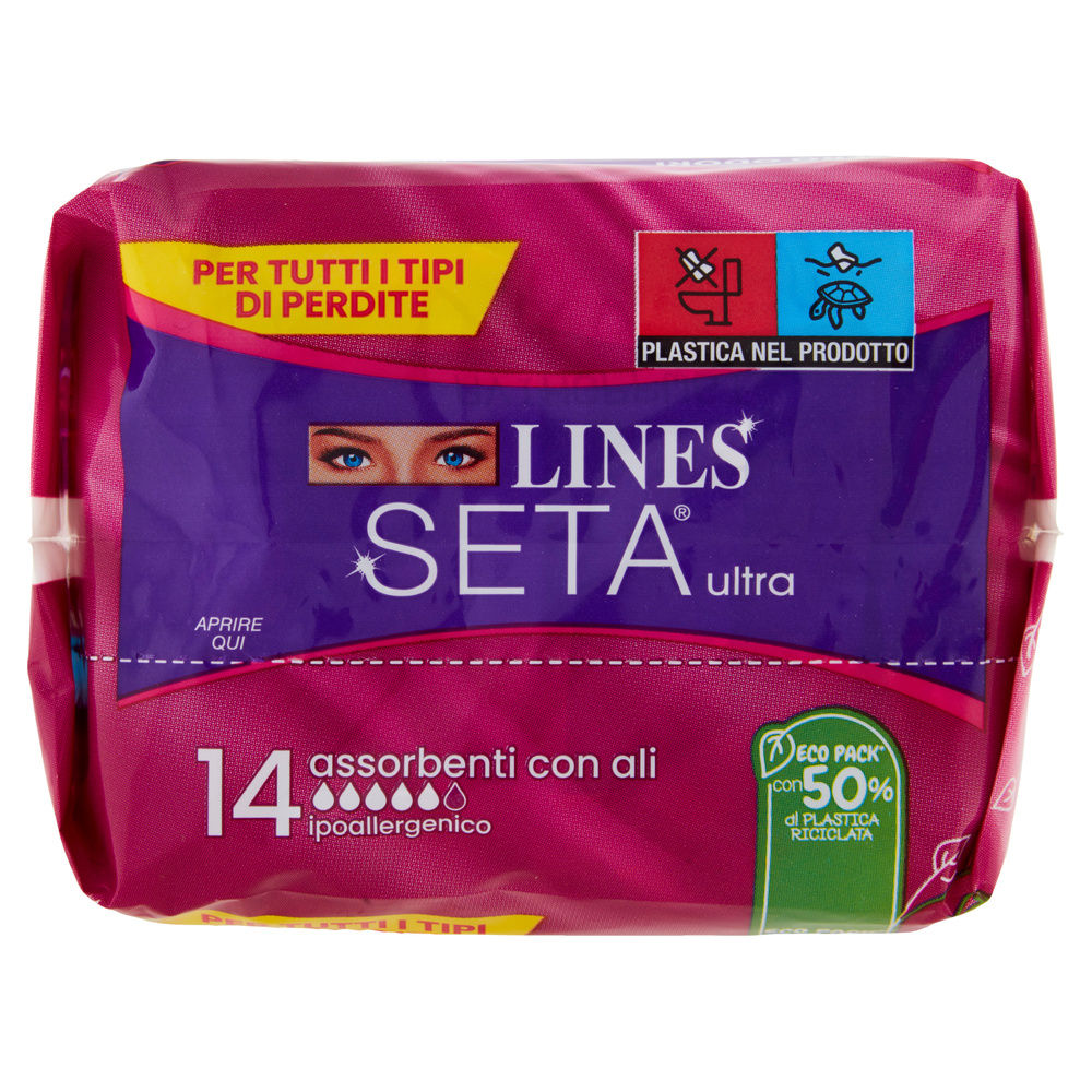 ASSORBENTI LINES SETA ULTRA LADY ALI PACCO SINGOLO PZ.14 - 5