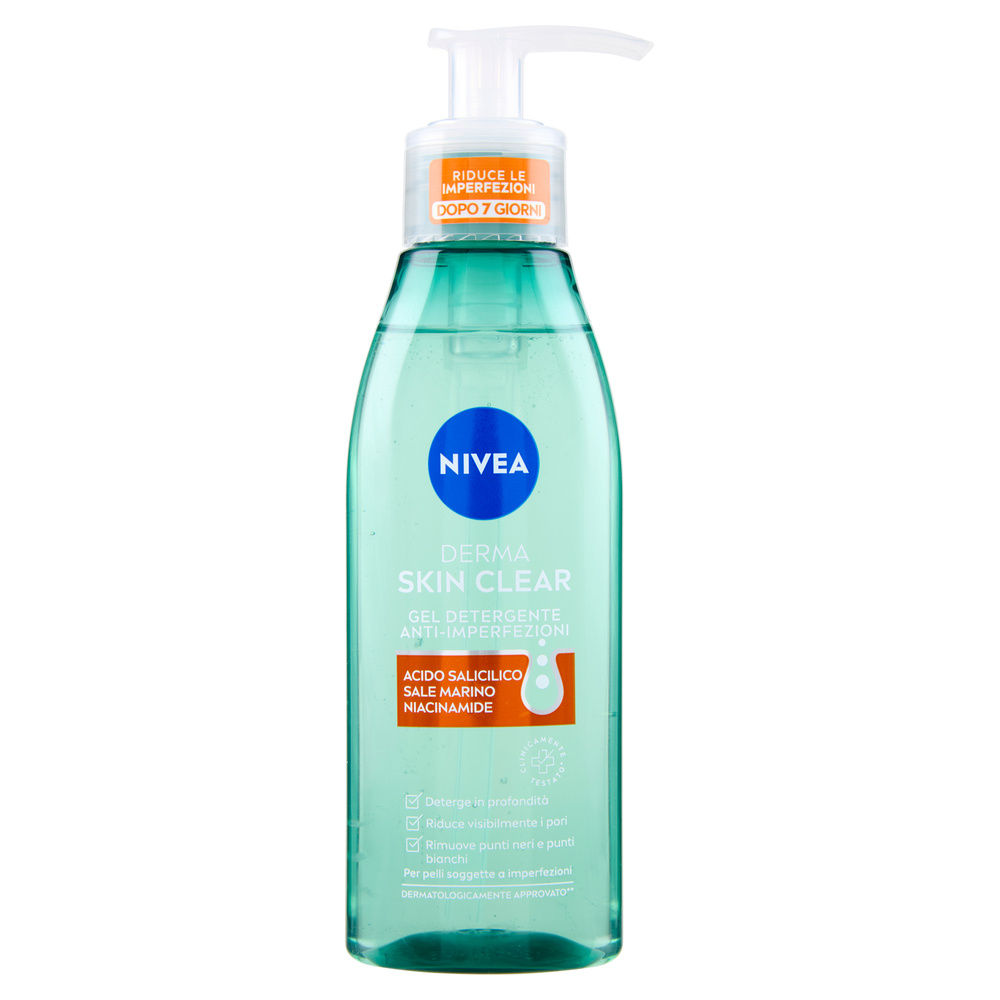 GEL DETERGENTE ANTI-IMPERFEZIONI NIVEA DERMA SKIN CLEAR 150ML - 0