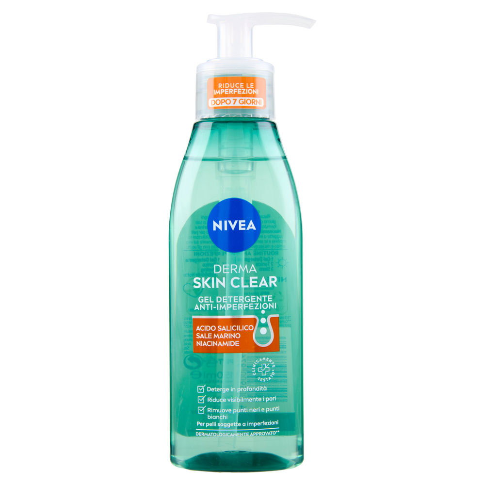 GEL DETERGENTE ANTI-IMPERFEZIONI NIVEA DERMA SKIN CLEAR 150ML - 2