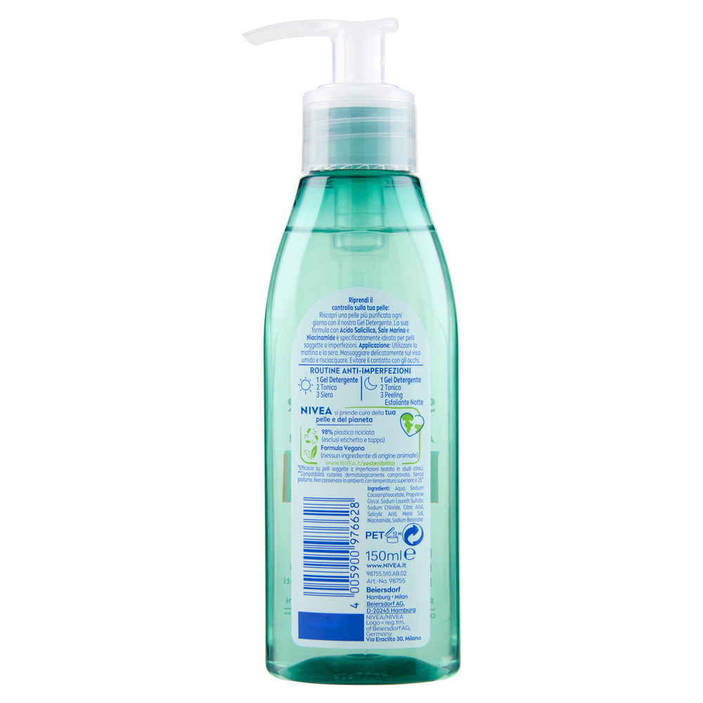 GEL DETERGENTE ANTI-IMPERFEZIONI NIVEA DERMA SKIN CLEAR 150ML - 1