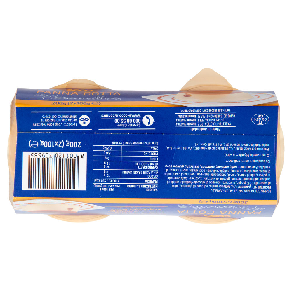 PANNA COTTA COOP CON CARAMELLO 2X100 G 200 - 1