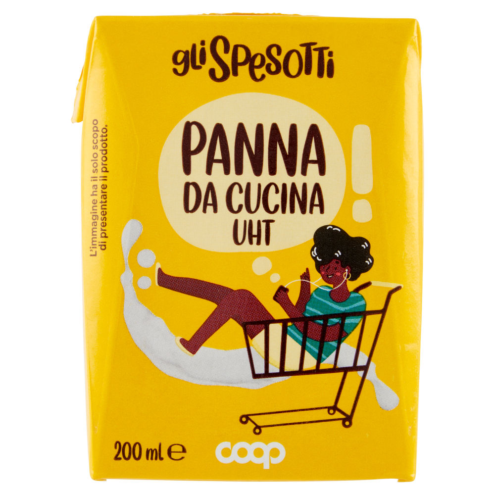 Panna da cucina uht gli spesotti coop ml 200