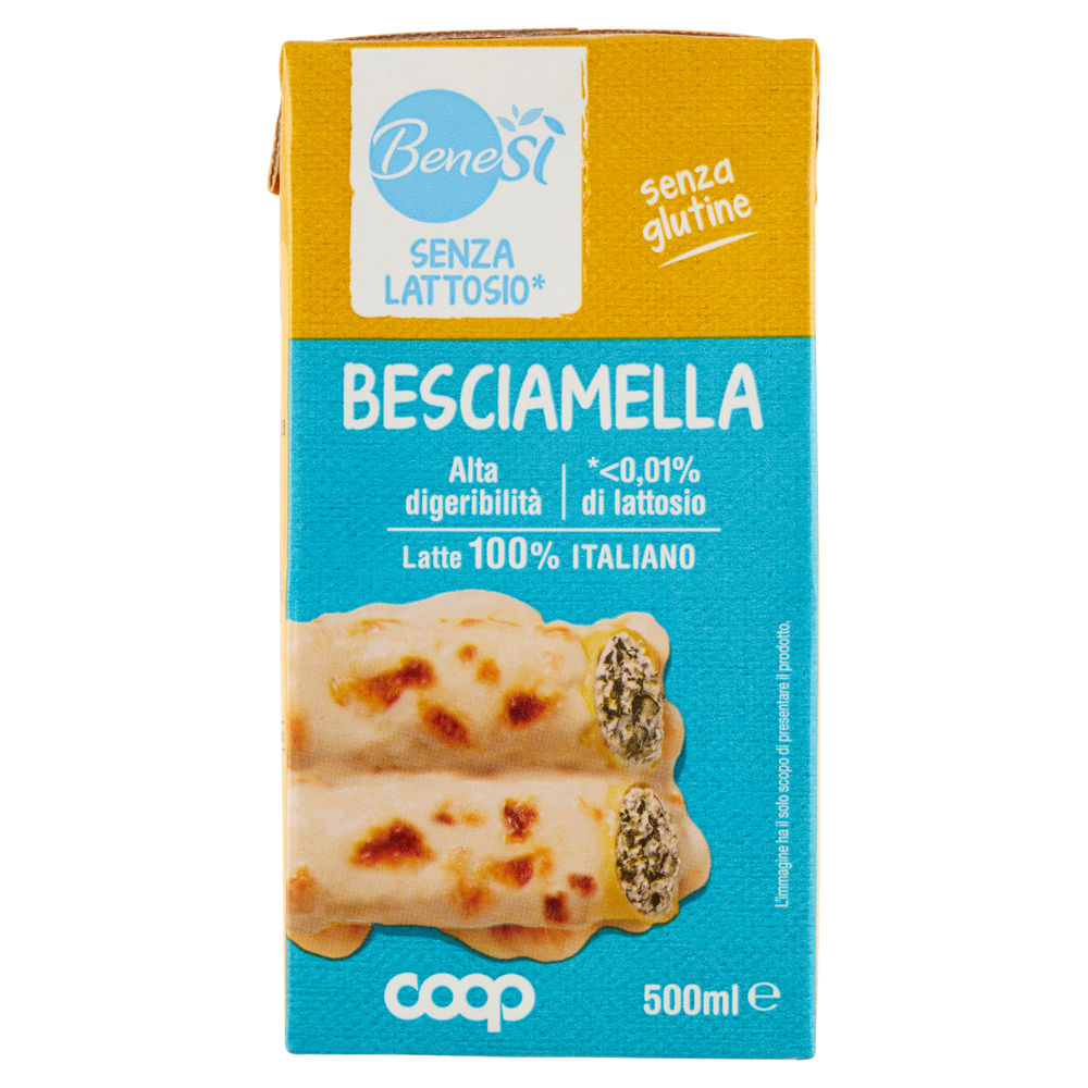 BESCIAMELLA UHT S/GLUTINE E S/LATTOSIO BENESI' COOP ML 500 - 0