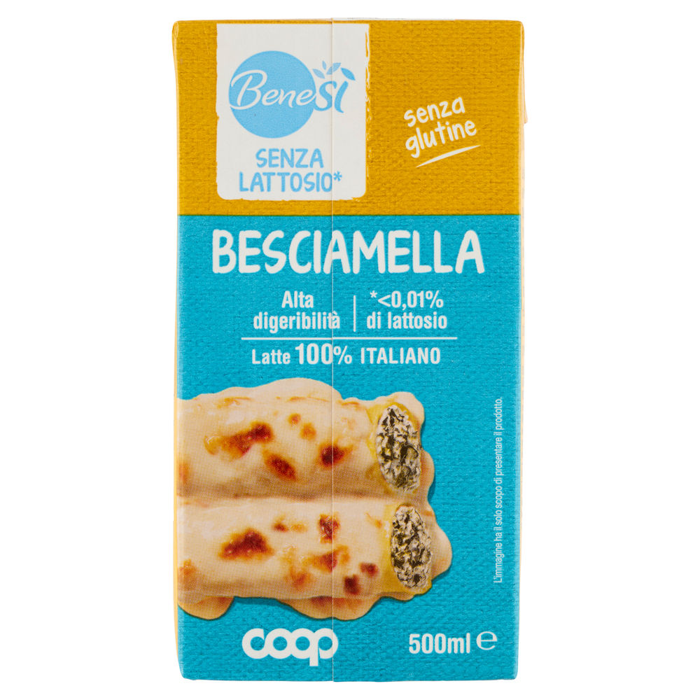 BESCIAMELLA UHT S/GLUTINE E S/LATTOSIO BENESI' COOP ML 500 - 1