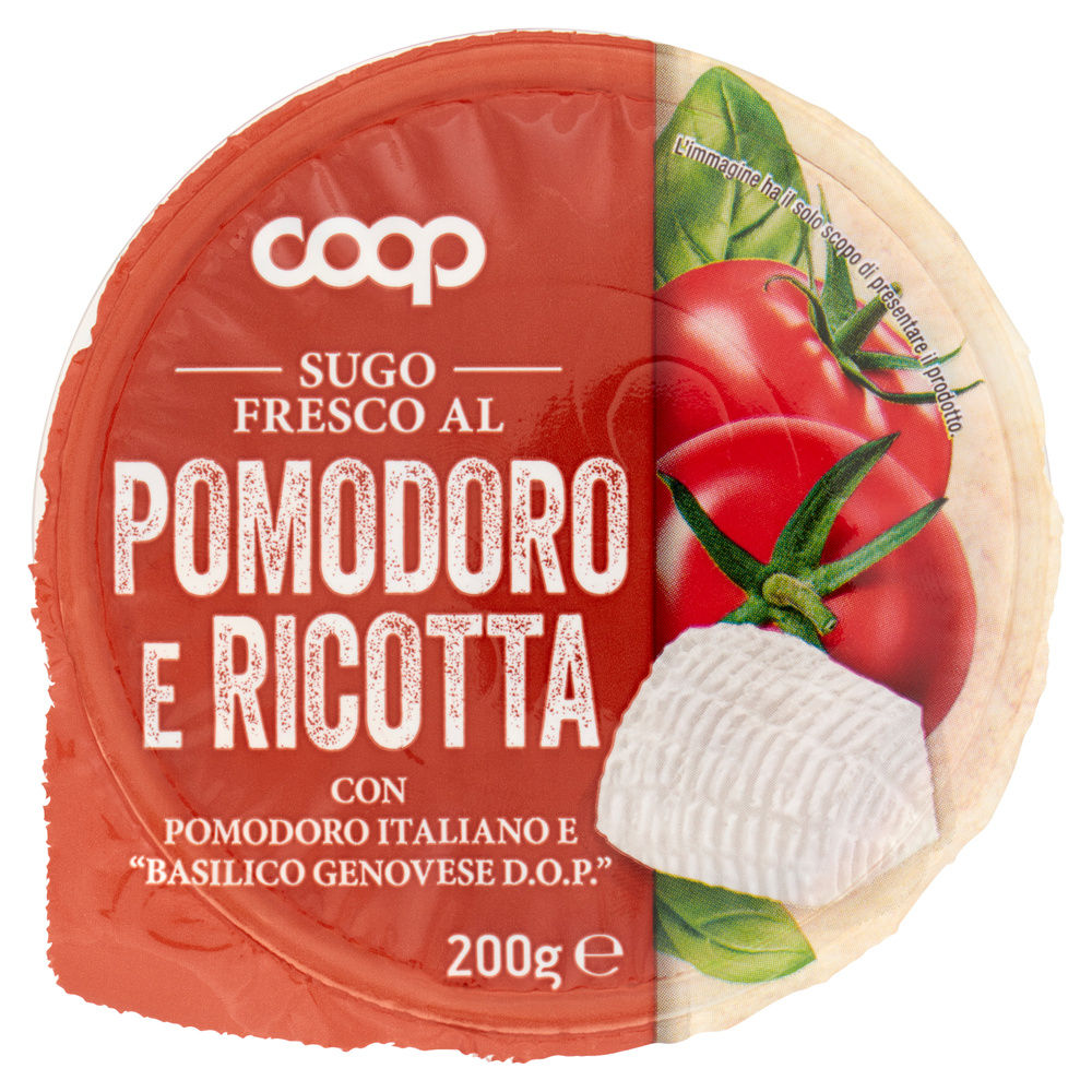 SUGO POMODORO E RICOTTA COOP G 200 - 0