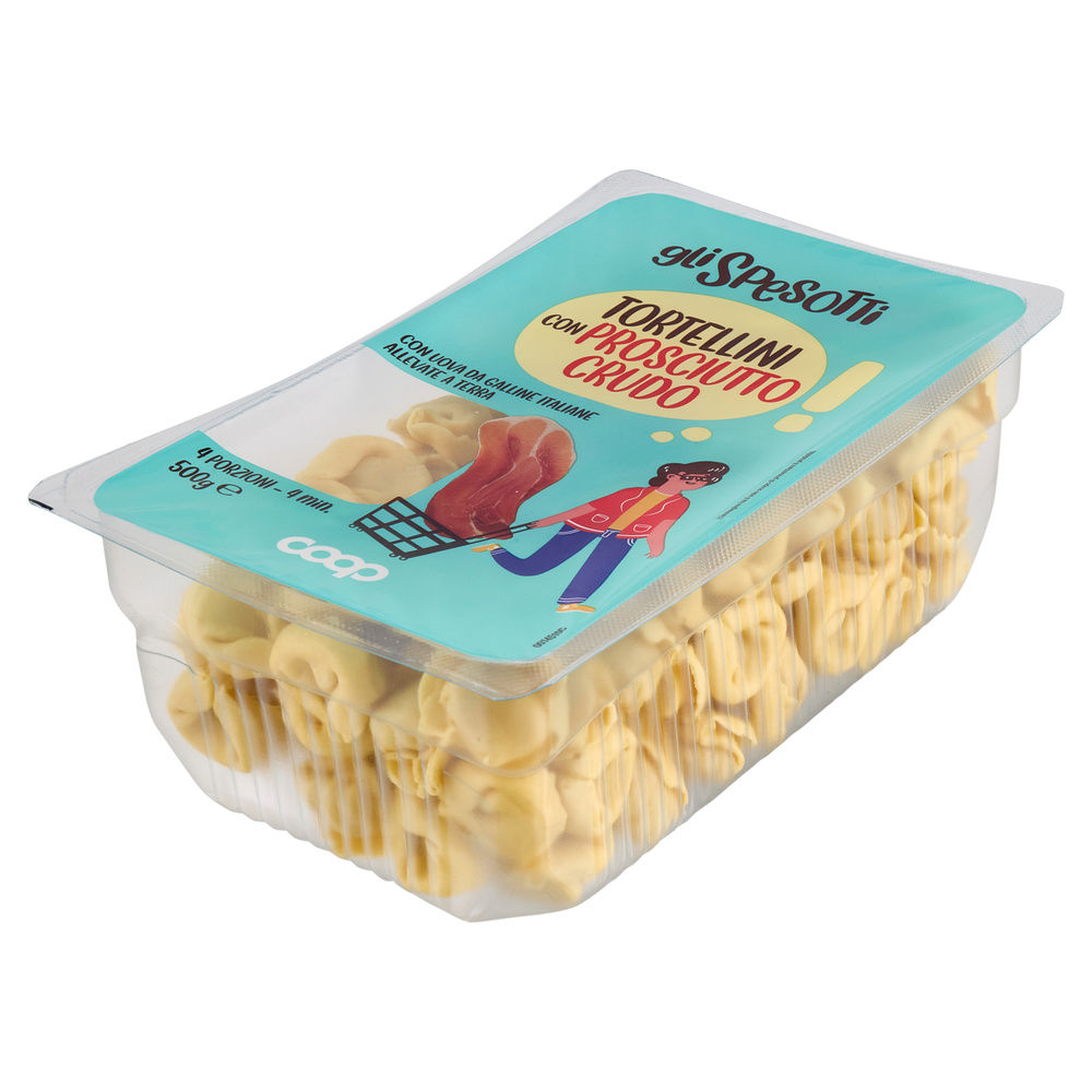 TORTELLINI CON PROSCIUTTO CRUDO GLI SPESOTTI COOP G 500 - 3