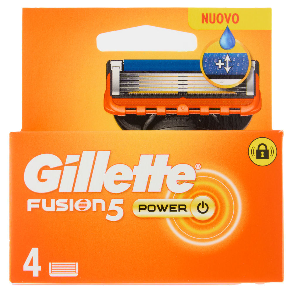 LAME DI RICAMBIO GILLETTE FUSION5 POWER PZ.4 - 2