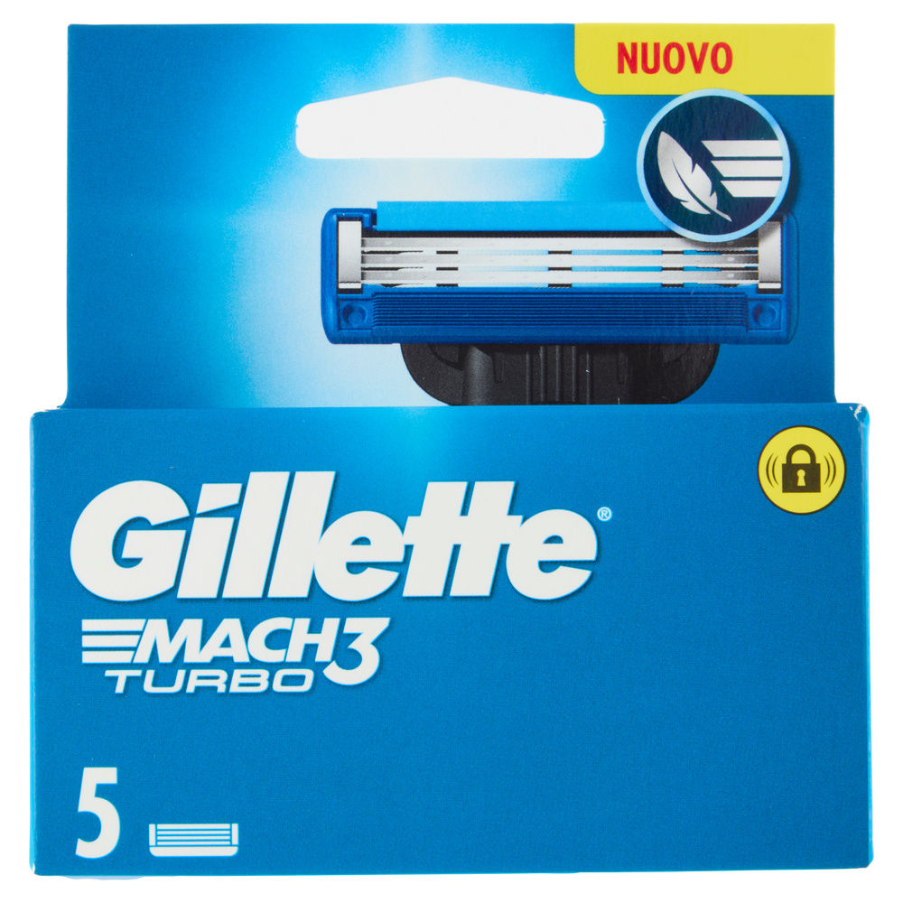 LAME DI RICAMBIO GILLETTE MACH3 TURBO PZ.5 - 4