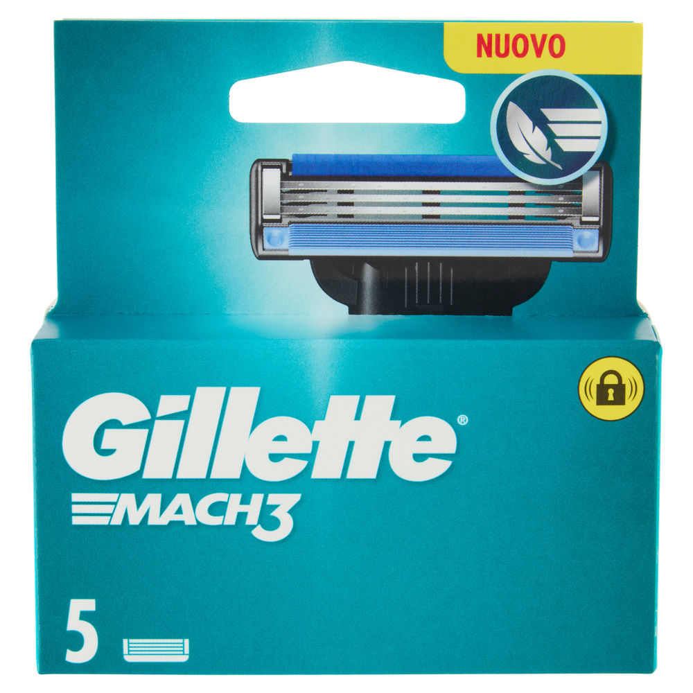 LAME DI RICAMBIO GILLETTE MACH3 STANDARD PZ. 5 - 7