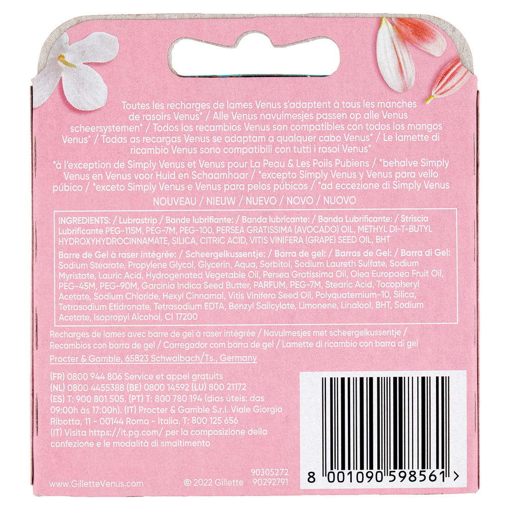 LAME GILLETTE VENUS COMFORTGLIDE SPA BREEZE SKIN CUSHION TRILAMA PZ. 4 - 1