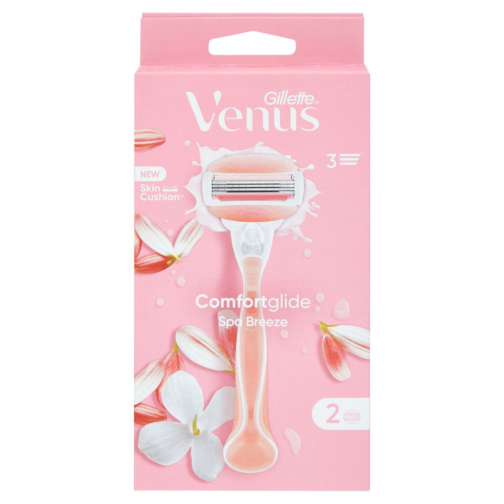 RASOIO GILLETTE VENUS SPA BREEZE 3LAME + 2RICAMBI PZ.1 - 3